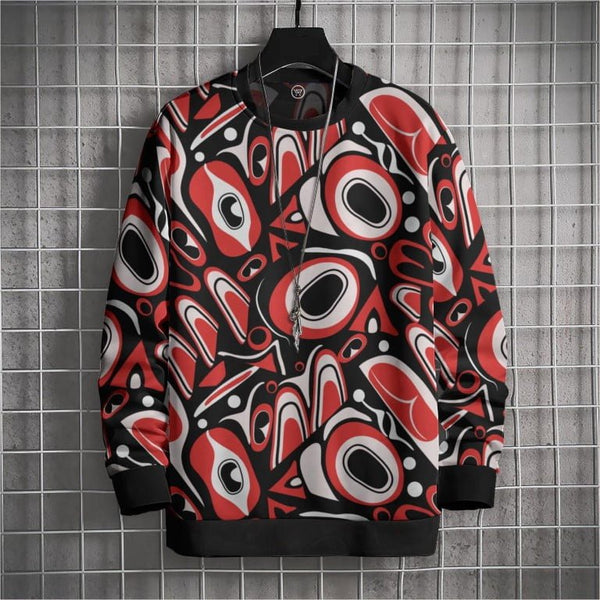 NATIVE RED - PRINTED SWEATSHIRT
