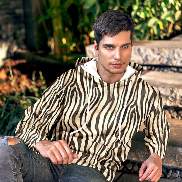 EXOTIC TIGER PRINTED HOODIE
