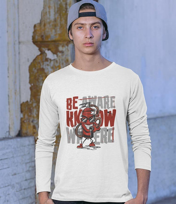 BE AWARE LONGSLEEVE T-SHIRTS
