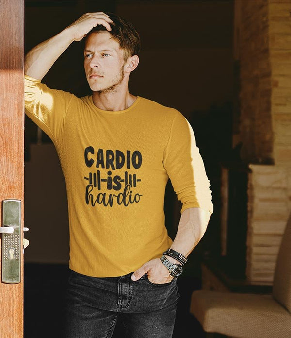 CARDIO IS HARDIO LONGSLEEVE T-SHIRTS