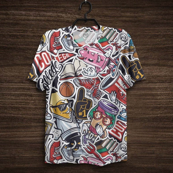 COOL STICKER T-SHIRT