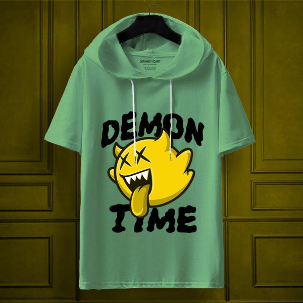 DEMON TIME OVERSIZE HOODED T-SHIRT