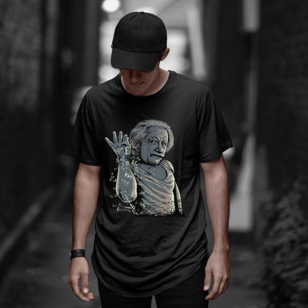 EINSTEIN LONGLINE T-SHIRT