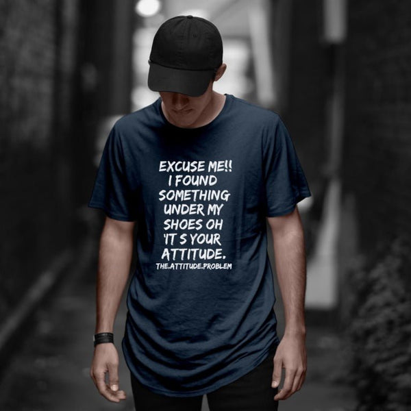 EXCUSE ME LONGLINE T-SHIRT