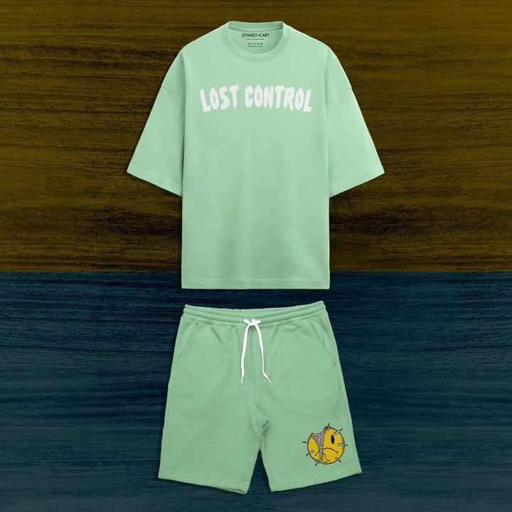 Lost Control LOST CONTROL MINT GREEN CO-ORD SET – Takeincart