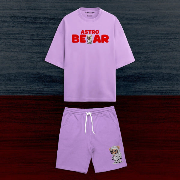 ASTRO BEAR LAVENDER CO-ORD SET