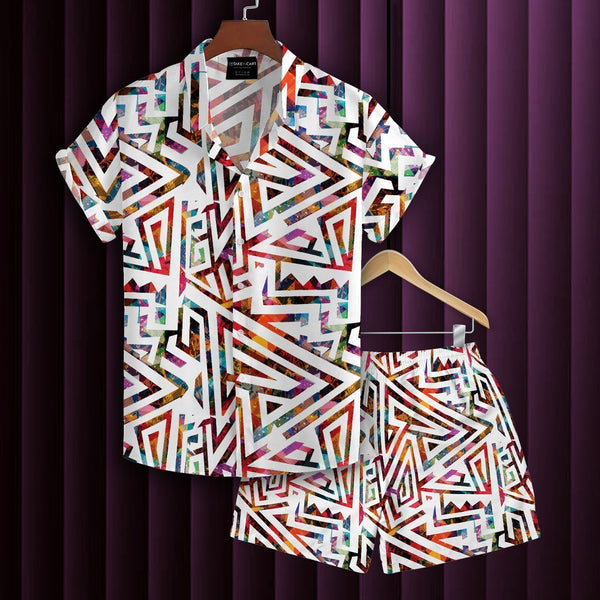 COLORED MAZE CO-ORD SET