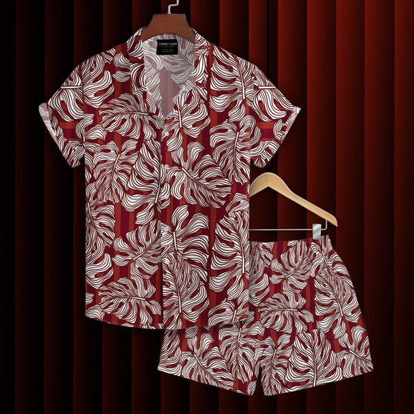 CONTOURED MONSTERA CO-ORD SET