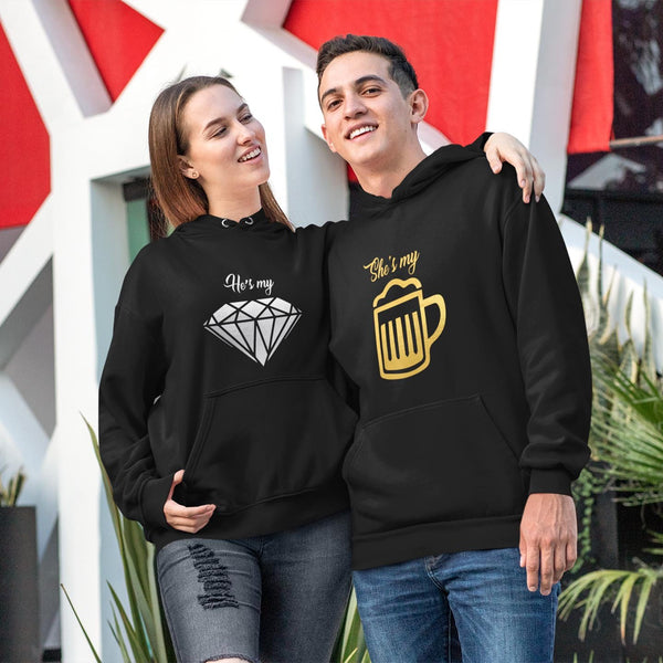 DIOMOND N BEER - COUPLE HOODIES