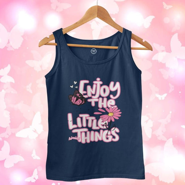 L'LL THINGS BLUE TANKTOP