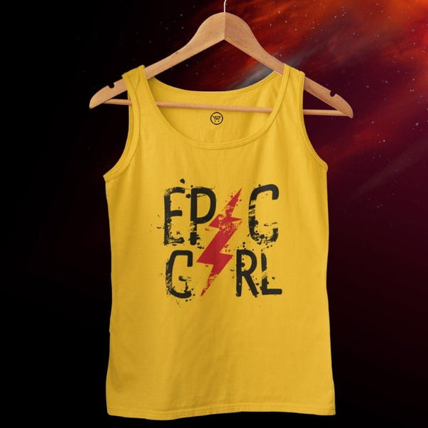 EPIC GIRL YELLOW TANKTOP