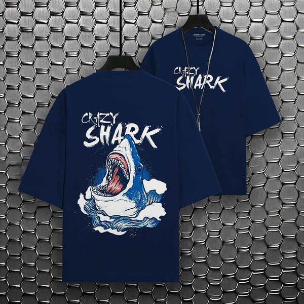 CREAZY SHARK OVERSIZED T-SHIRT