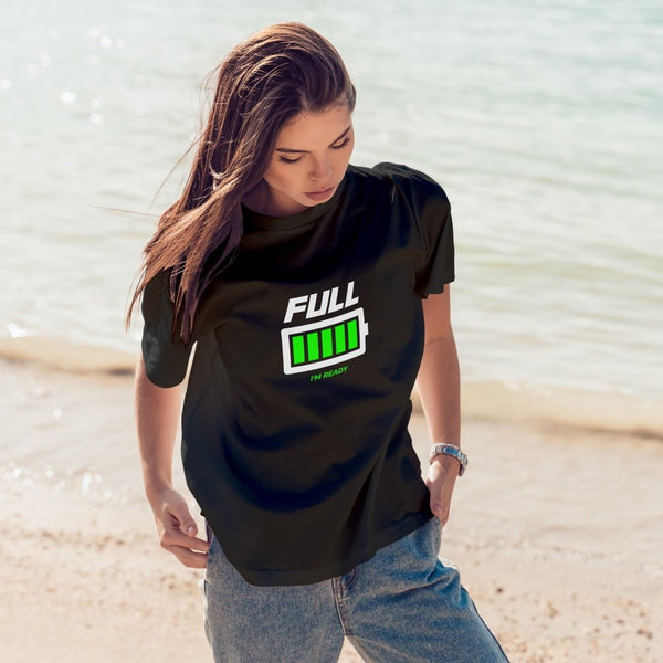 FULL BATTERY BOYFRIEND T-SHIRT