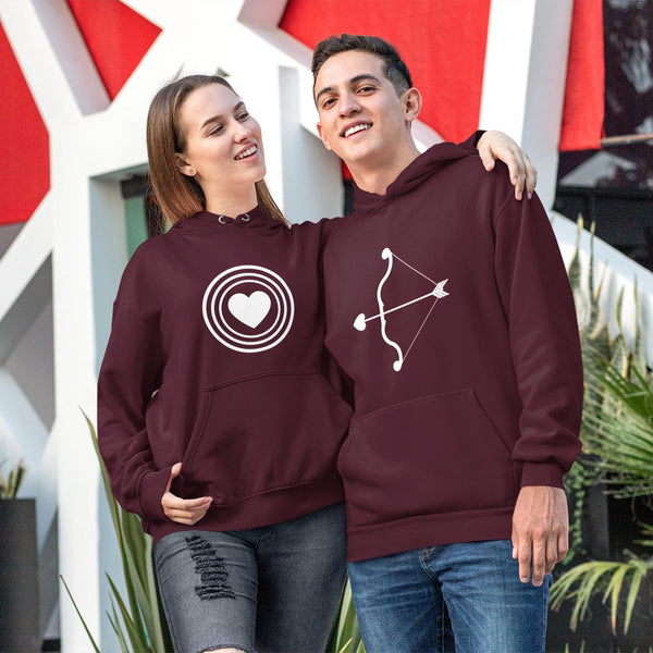 LOVE ARROW - COUPLE HOODIES