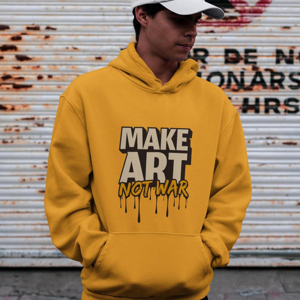 MAKE ART NOT WAR HOODIE
