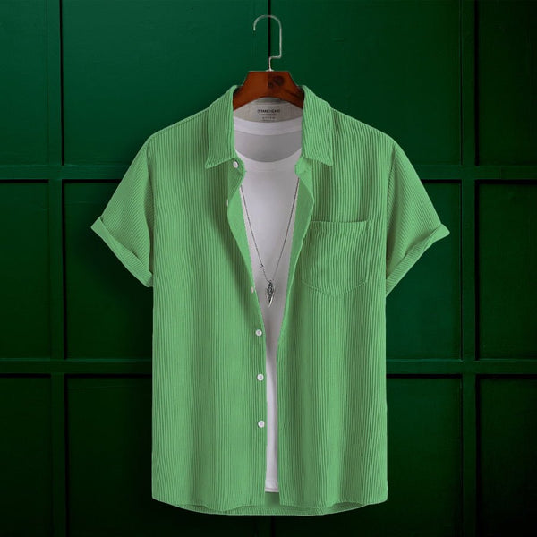 MINT GREEN CORDUROY SHIRT
