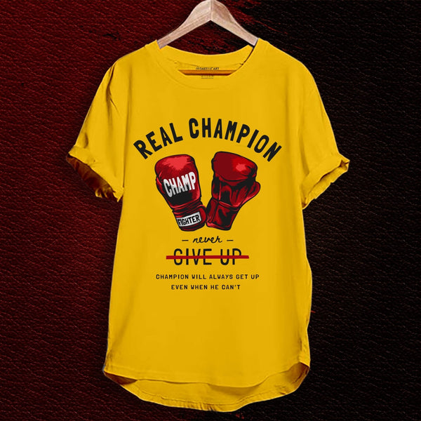 REAL CHAMPION LONGLINE T-SHIRT