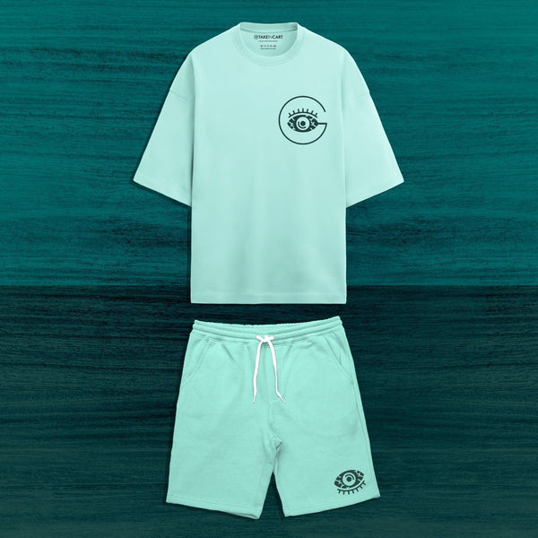 SINNER PALE TURQUISE CO-ORD SET