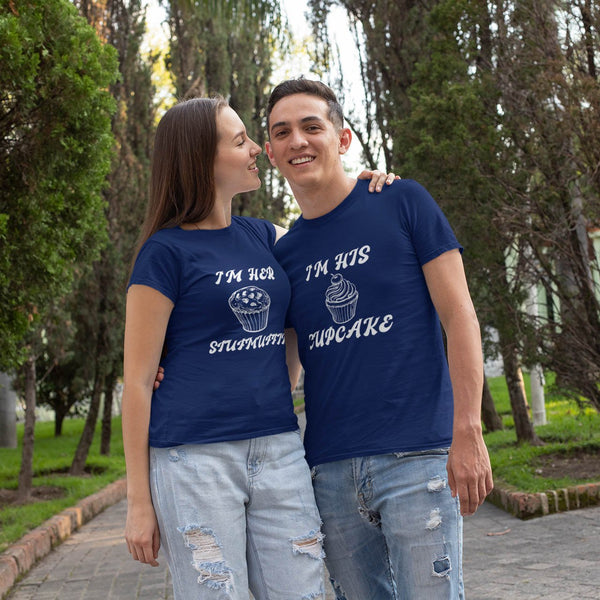 CUPCAKE MUFFIN COUPLE T-SHIRT
