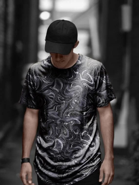 ABSTRACT MARBLE LONGLINE