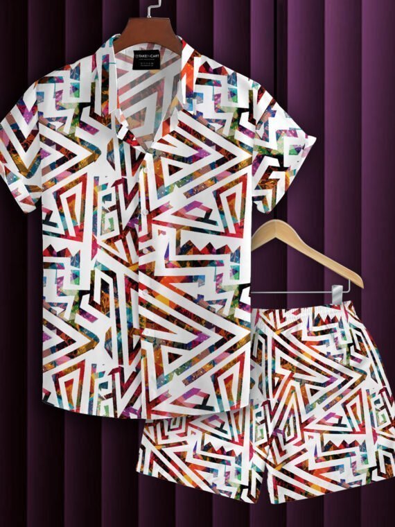 COLORED MAZE CO-ORD SET