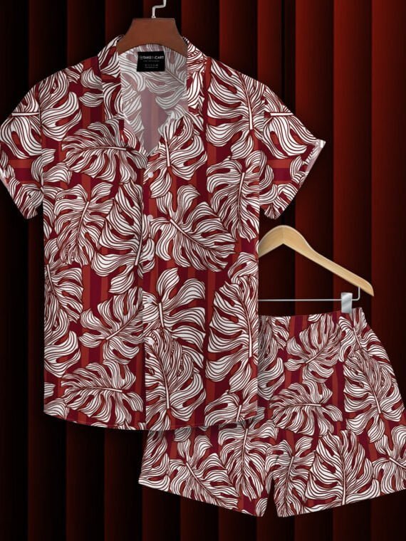 CONTOURED MONSTERA CO-ORD SET