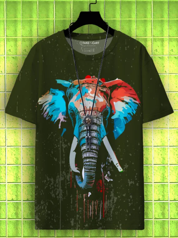 VECTOR ELEPHANT T-SHIRT